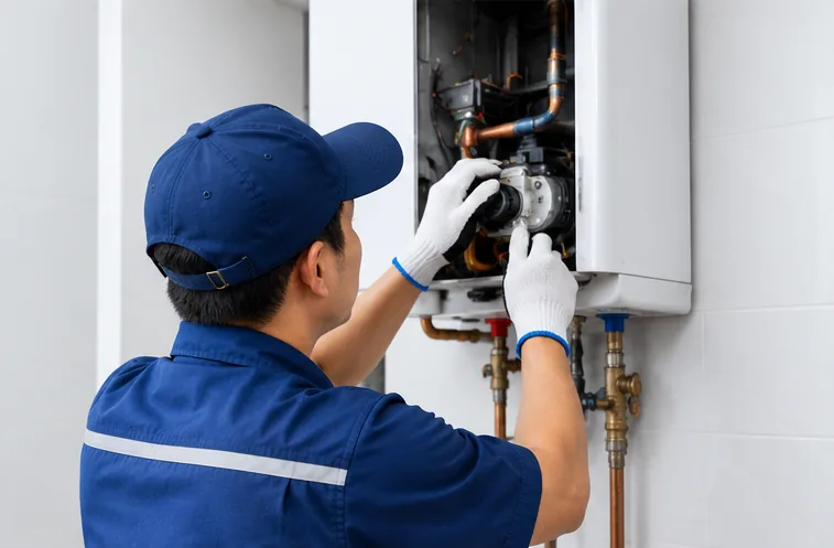 Perbaikan water heater gas instan di Bali oleh teknisi kami